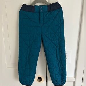 Patagonia Kids Quilted puff ball reversable pants